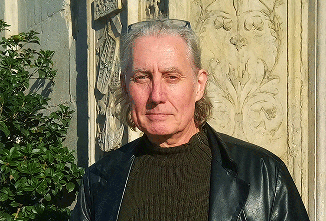 Historian Chris Dobson in Florence.